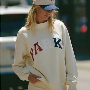 NWT Parke 4th of July Mockneck Sweatshirt